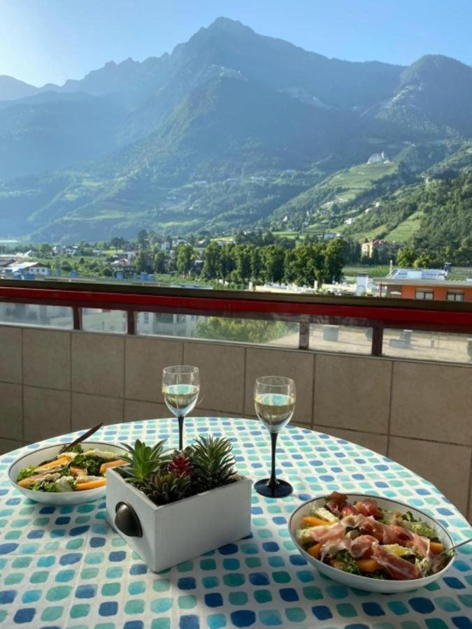Merano Panoramablick ruhig gelegen Esterno foto